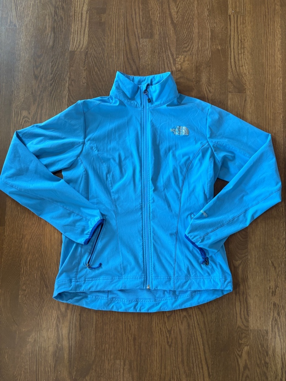 The North Face Blue Zip Up TNF APEX Jacket Women’s Flaw